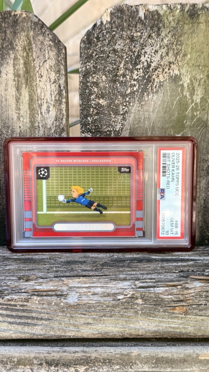 2025-26 Topps Uefa Club Competitions - 8-Bit Shots Oliver Kahn #8B