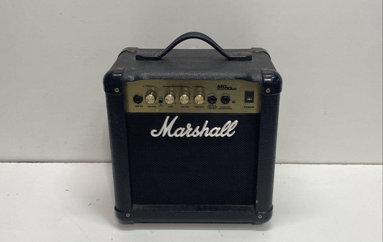 Marshall MG10CD MG Series 10W Guitar Combo Amplifier Clean Overdrive CD In