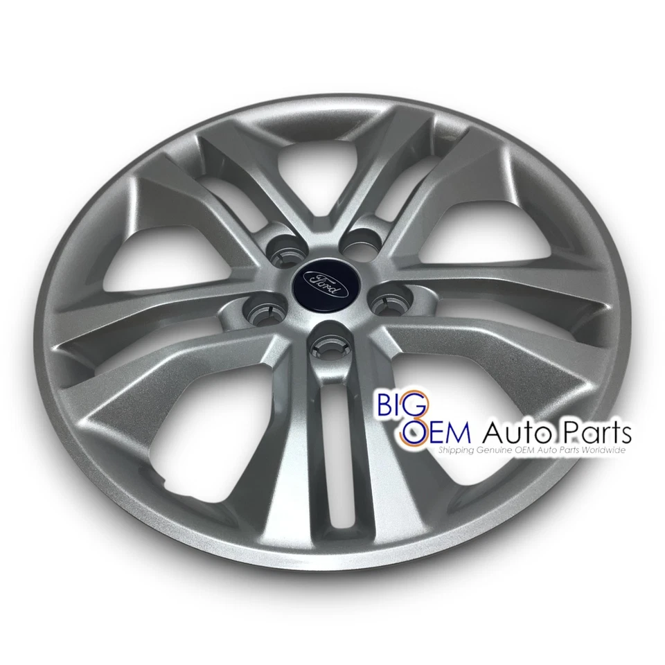 Ford Escape 2020-2024 17" rueda de acero cubierta tapacubos plateada nuevo OEM LJ6Z-1130-A Foto 3 de 4