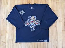 Official *Signed NHL Florida Panthers Practice Hockey Jersey Jofa 2004 Sean Hill