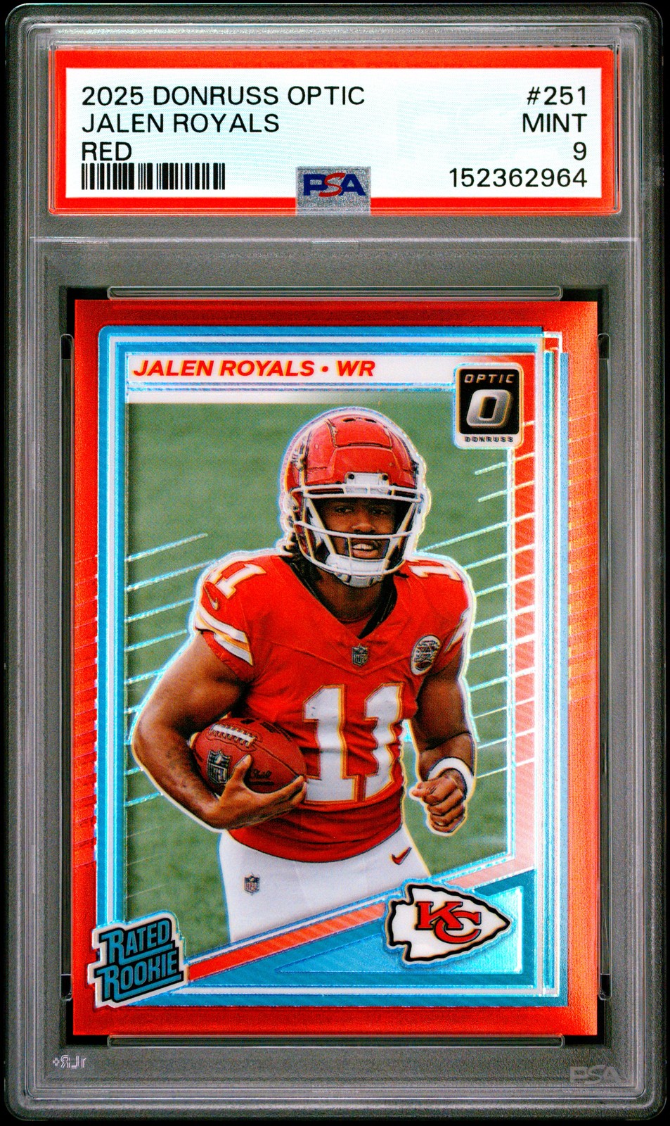 Jalen Royals Panini Donruss Optic #251 Red