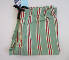 Peter Alexander Men's Avocado Stripe Long Flannelette Pyjama Pants Size XL
