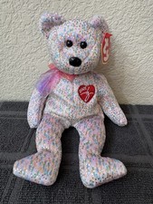 TY Beanie Baby - 2001 SIGNATURE BEAR 8.5 inch - MWMTs Stuffed Animal Toy