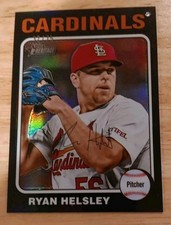 2024 Topps Heritage High Number - Ryan Helsley /75 Cardinals