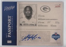 2021 Panini Prestige NFL Passport Signatures Kylin Hill #PA-KH Auto 0wp8
