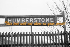 Railway Photograph - Humberstone (GNR) Running-in Board				[REF:2005]