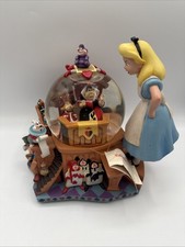 Disney Alice in Wonderland 50th Anniversary Musical Snowglobe Alice's Trial