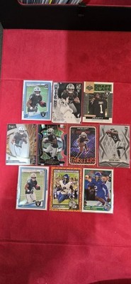 Ashton Jeanty 10 Card Lot 2025 Las Vegas Raiders (RC) Insert Parallels More