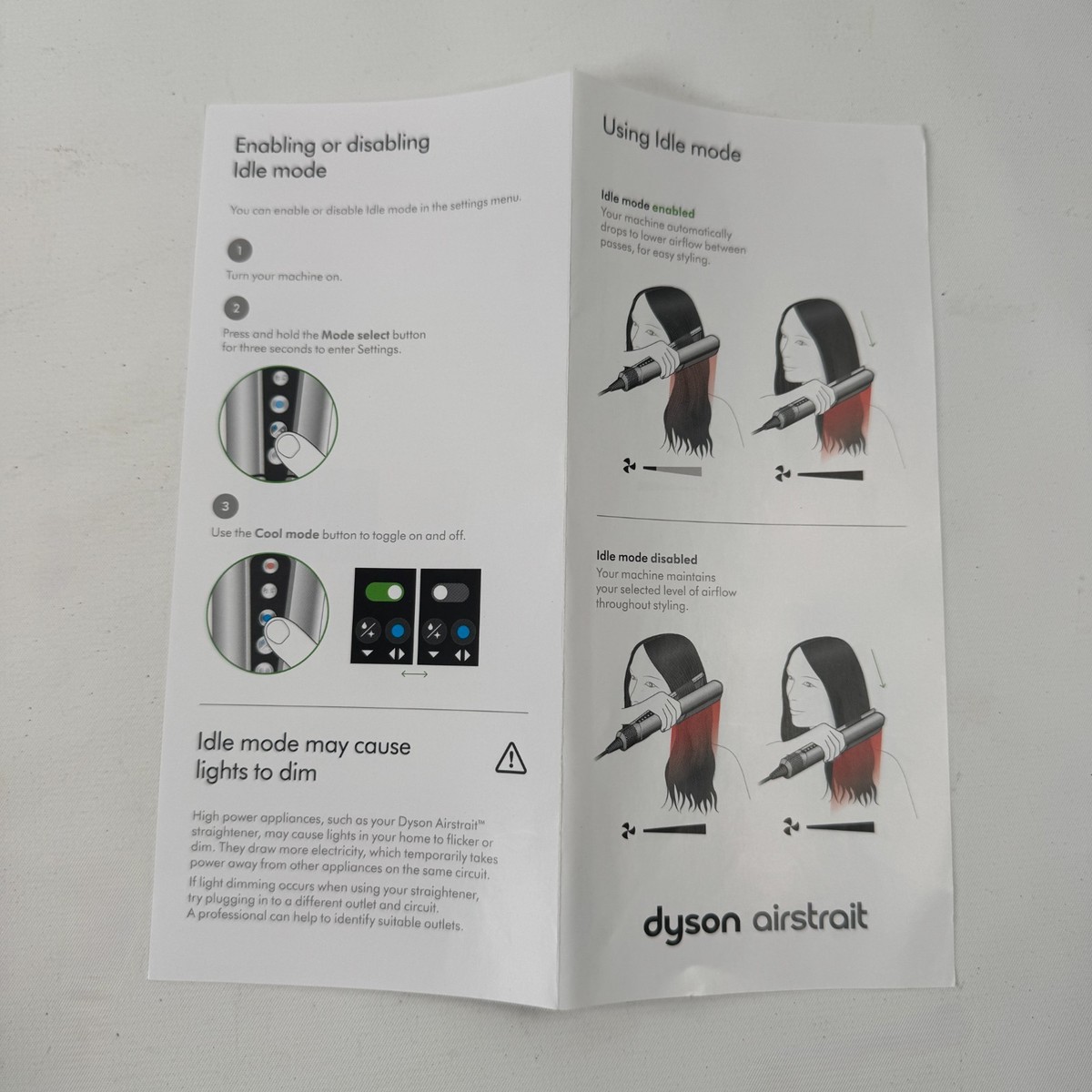 Dyson Airstrait Straightener Nickel / Copper | Air Straight Used