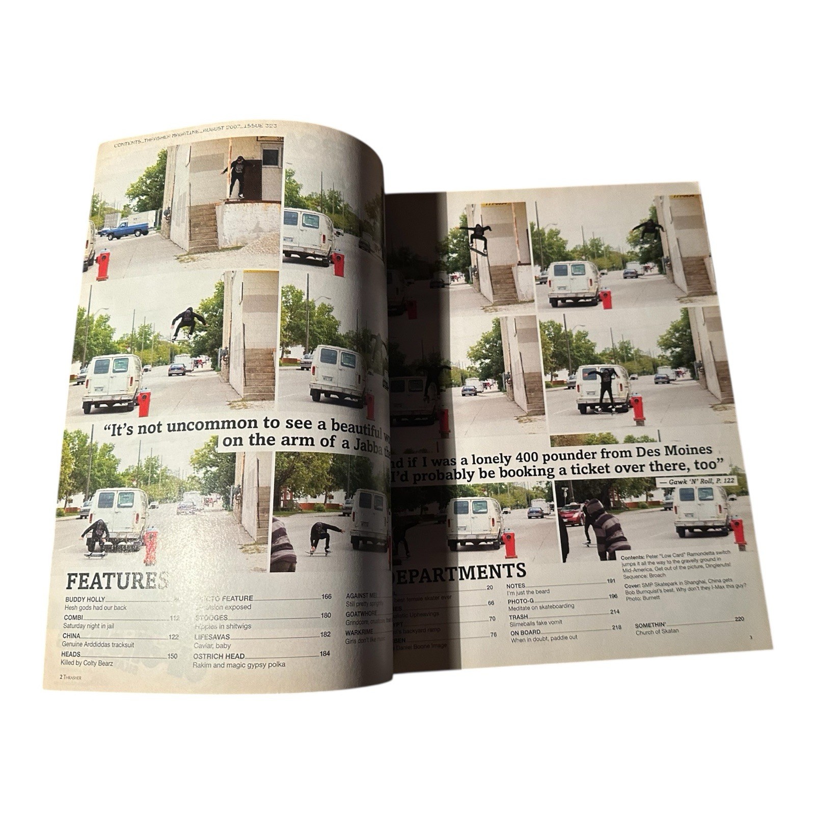 Thrasher Skateboard Magazine Lot of 5 Issues 2007 #321 #322 #323 #324 #325 NVTG