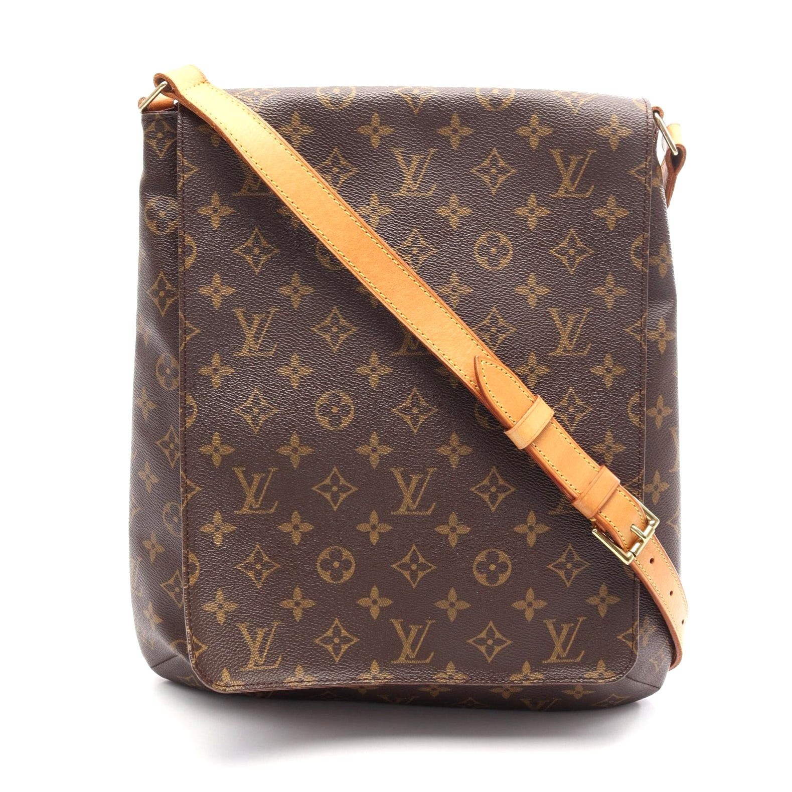 Louis Vuitton Monogram Musette Shoulder Bag Women Brown One Size