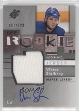 2009-10 SPx Rookie Auto Jersey 587/799 Viktor Stalberg #171 Auto 2d8