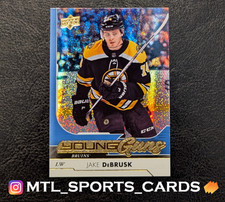 2017-18 Upper Deck #212 Jake DeBrusk Young Guns Speckled Rainbow Foil Rookie