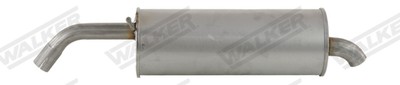 Endschalldämpfer Nachschalldämpfer WALKER 24289 für FORD FIESTA 6 CB1 CCN Van