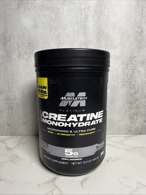 Muscletech, Essential Series, Platinum 100% Creatine, Unflavored, 14.11 oz
