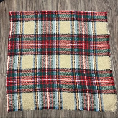 ModCloth Oversized Tartan Plaid Scarf 56x112 