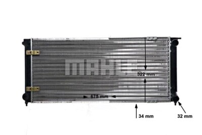 BEHR Engine Cooling Radiator Fits VW Golf Mk2 Jetta II Mk Scirocco 