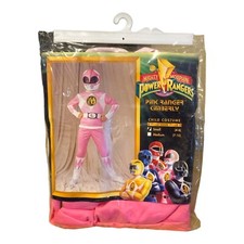 Vintage Disguise Kids Pink Power Rangers Costume Size S 1994 No Mask 