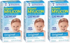 Mylicon Infant Anti-Gas Original Drops 0.5oz (3 Pack)