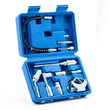 OMT 11 Piece Grease Gun Accessory Kit Lubrication Grease Zerk Fitting Adapters 