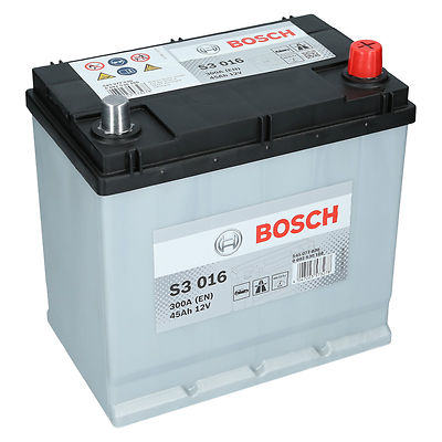 Bosch 12V 45Ah 300A EN S3 016 Autobatterie Starterbatterie PKW Batterie NEU