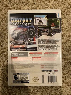 Bigfoot Collision Course (Nintendo Wii) Game CIB Monster Truck | eBay