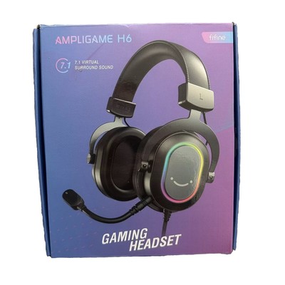 Fifine Gaming Headset Computer  USB Laptop PC Wired Headphones w/ Microphone New