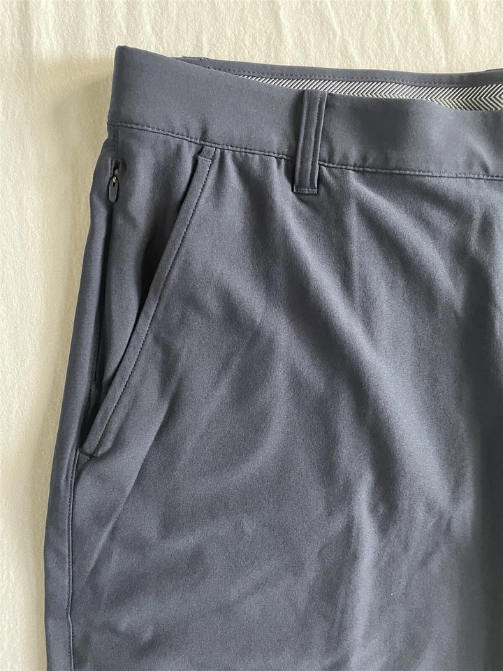 Lote 2 Pantalones Cortos Puma 38x7" Azul Marino Gris Elastizados Rendimiento Golf Para Hombre Foto 2 de 4