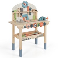 Kinder Werkbank Spielzeug Holz Mit 53 Teilen & ZubehöR Werkstatt Ab 3 Jahren