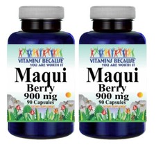 Maqui Berry 900mg 2X90 Caps Super Antioxidant...