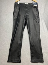 Abercrombie & Fitch leatherette Jeans 34/18 R The 90s Straight Ultra High Rise*