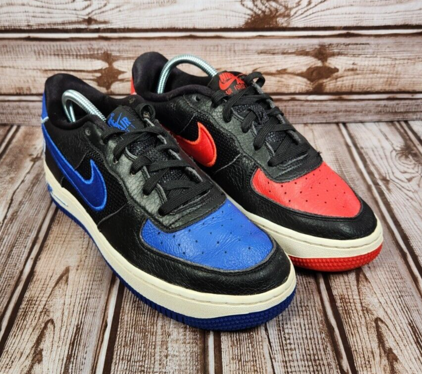 SAOLA Scarpa Nike Air Force 1 Low LV8 ragazzo 5 5 anni nera Chile Racer blu DH0201 001