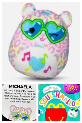 McDonalds Happy Meal Toy Squishmallows Michaela Cheetah Plush