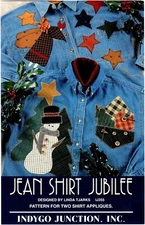 Jean Shirt Jubilee Applique Shirt Pattern by Indygo Junction IJ355