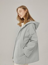 Nap Zip-up Drawstring Jacket, Size Large, color: Link Water, Nwt