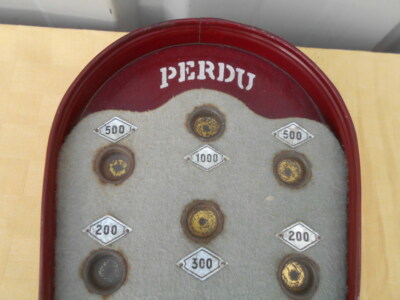 ANCIEN JEU DE bar CULBUTO tôle comptoir jouet XXème