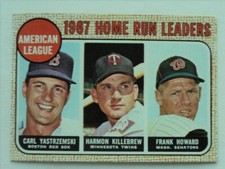 1968 Topps #6 Yastrzemski Killebrew MINT -  