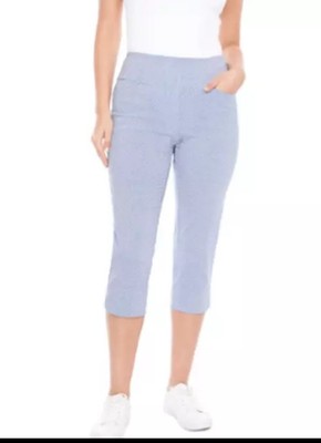 NEW S.C. & Co. Women's 360 Degree Tummy Control Capri Pants Size 10