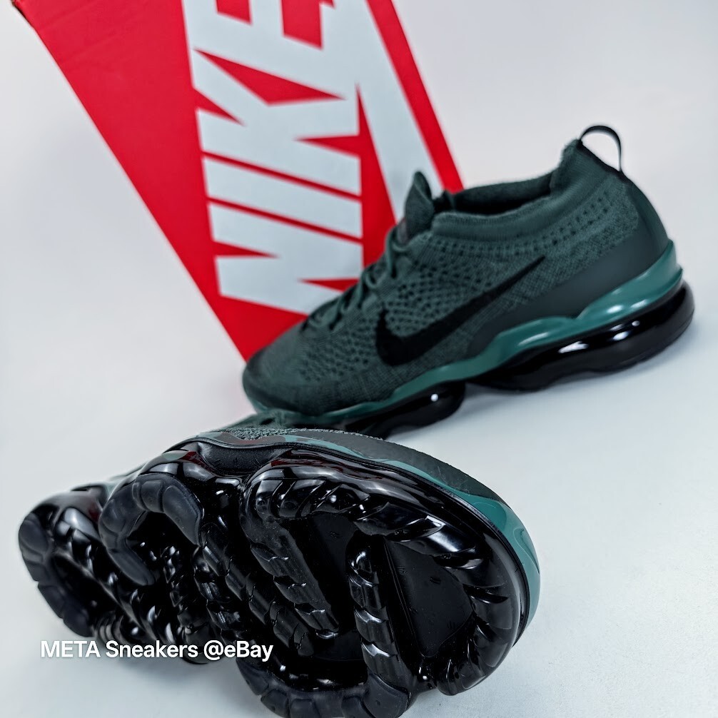 Nike VaporMax US 11 Men's Green/Black Spruce Rare Air Max Flyknit