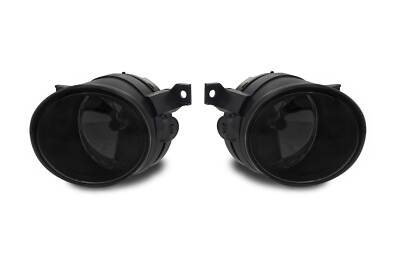 For VW GOLF 5 GTI Scirocco III 2x Fog Lights Black Smoke HB4 Bulbs