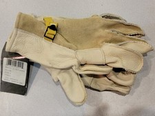 Tactical Gloves Military Combat Hunting Farm Rope Work Gloves Leather Sz LARGE