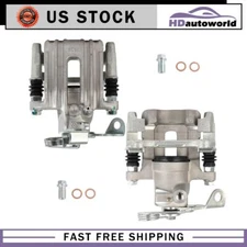 Rear Left Right Brake Calipers w/ Bracket For 1998-05 Vw Passat 98-04 Audi A6