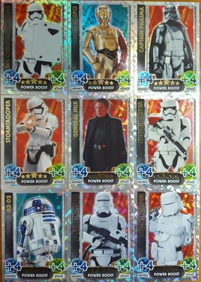 Force Attax STAR WARS HOLOGRAPHIC FOIL Card Set 16 Topps FORCE AWAKENS | eBay Australia Force Attax STAR WARS HOLOGRAPHIC FOIL Card Set 16 Topps FORCE AWAKENS | eBay Australia