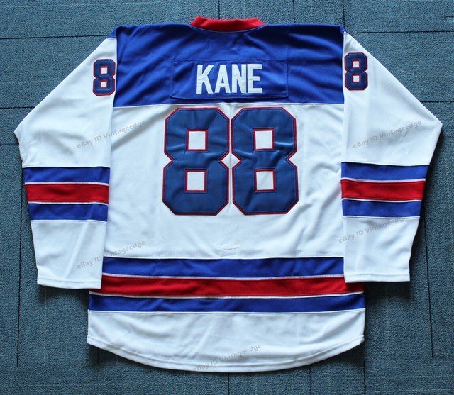 Throwback 2010 USA Patrick Kane 88 Ice Hockey Jerseys Stitched Custom