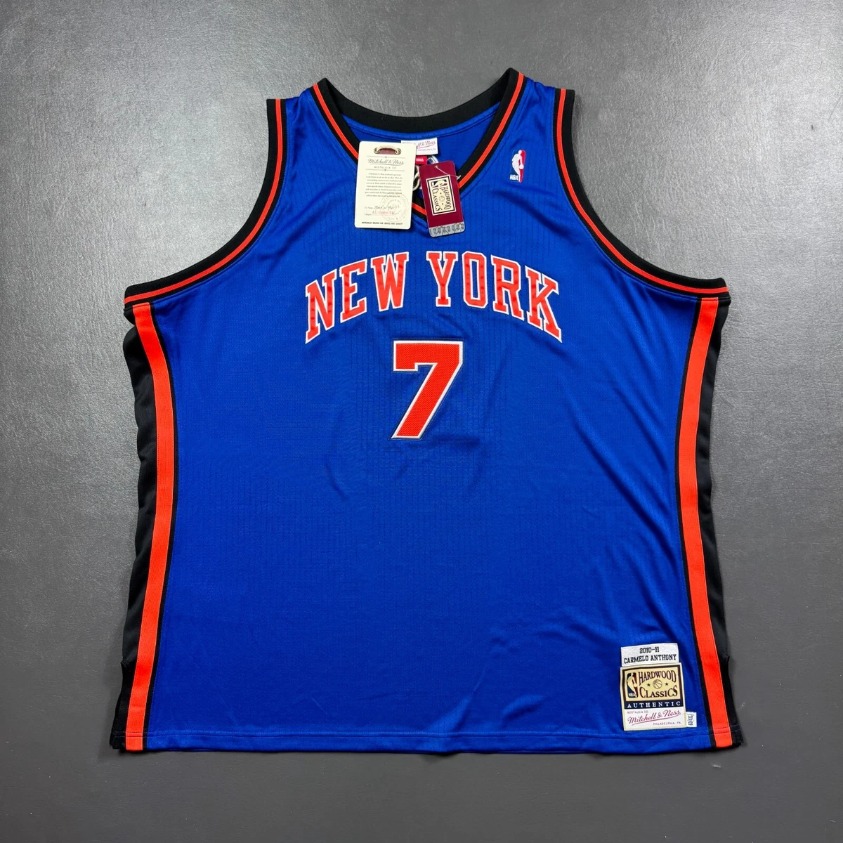 M*O様 New York Knicks Anthony ユニフォーム XL 上 Preços baixos em Carmelo Anthony New York Knicks Azul Roupas e