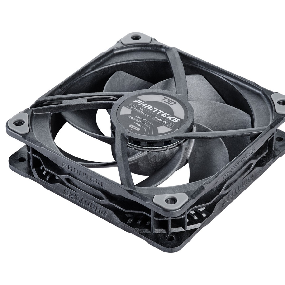 中古　2個セット Phanteks T30 120mmファン Phanteks T30-120 fan, premium high-performance fan, PWM