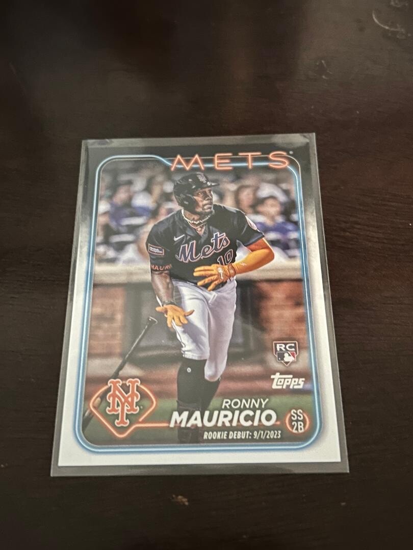1124-23 2024 Topps Update RC Debut Ronny Mauricio New York Mets