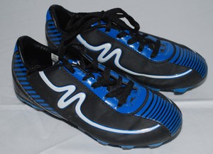 Mitre Soccer Shoes Toddler Boys Size 12 Black Royal Blue White Sports Shoe Dart | eBay
