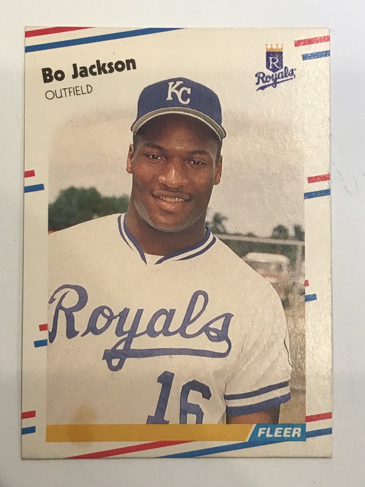 1988 Fleer Baseball Bo Jackson Card #260 Kansas City Royals MINT💎