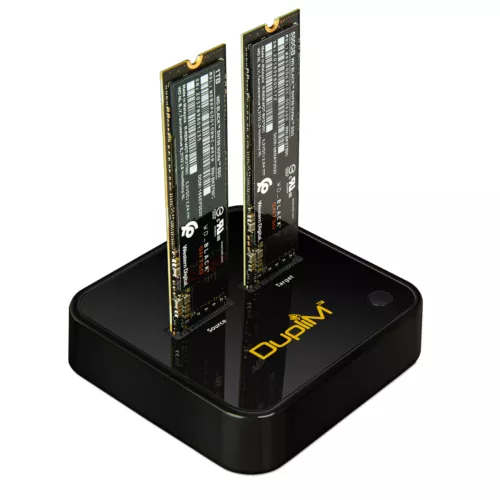 DupliM 1:1 M.2 NVME PCIe SSD Copy Dock Stand-Alone Duplicator